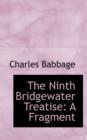 The Ninth Bridgewater Treatise : A Fragment - Book