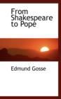 From Shakespeare to Pope - Book