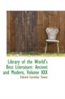 Library of the World's Best Literature : Ancient and Modern, Volume XXX - Book