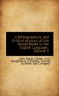 A Bibliographical and Critical Account of the Rarest Books in the English Language, Volume II - Book