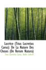 Lucr Ce (Titus Lucretius Carus) : de La Nature Des Choses (de Rerum Natura) - Book