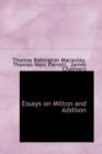 Essays on Milton and Addison - Book