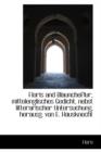 Floris and Blauncheflur, Mittelenglisches Gedicht, Nebst Litterarischer Untersuchung, Herausg. Von E - Book