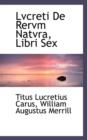 Lvcreti de Rervm Natvra, Libri Sex - Book