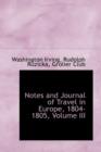 Notes and Journal of Travel in Europe, 1804-1805, Volume III - Book