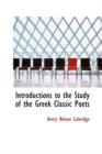 Introductions to the Study of the Greek Classic Poets - Book