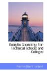 Analytic Geometry : For Technical Schools and Colleges - Book