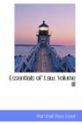 Essentials of Law, Volume III - Book