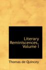 Literary Reminiscences, Volume I - Book