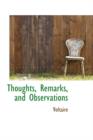 Thoughts, Remarks, and Observations - Book
