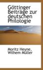 G Ttinger Beitr GE Zur Deutschen Philologie - Book