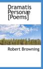 Dramatis Person [Poems] - Book