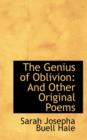 The Genius of Oblivion : And Other Original Poems - Book