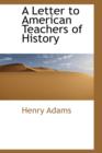A Letter to American Teachers of History - Book