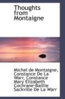 Thoughts from Montaigne - Book