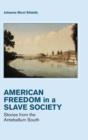 Freedom in a Slave Society : Stories from the Antebellum South - Book