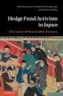 Hedge Fund Activism in Japan : The Limits of Shareholder Primacy - Book
