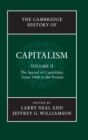 The Cambridge History of Capitalism - Book