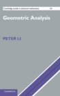 Geometric Analysis - Book