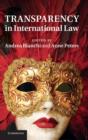 Transparency in International Law - Book