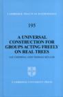 A Universal Construction for Groups Acting Freely on Real Trees - Book
