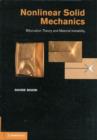 Nonlinear Solid Mechanics : Bifurcation Theory and Material Instability - Book