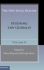 The New Legal Realism: Volume 2 : Studying Law Globally - Book