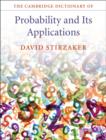 The Cambridge Dictionary of Probability and its Applications - Book