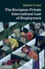 The European Private International Law of Employment - Book