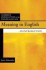 Meaning in English : An Introduction - Book