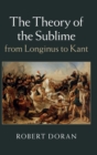 The Theory of the Sublime from Longinus to Kant - Book