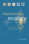Experiments in Ecology : Their Logical Design and Interpretation Using Analysis of Variance - eBook