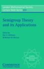 Semigroup Theory and its Applications : Proceedings of the 1994 Conference Commemorating the Work of Alfred H. Clifford - eBook