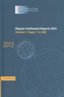 Dispute Settlement Reports 2013: Volume 1, Pages 1-468 - Book