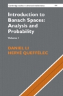 Introduction to Banach Spaces: Analysis and Probability: Volume 1 - Book