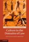 Culture in the Domains of Law - Book
