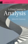 A First Course in Analysis - Book