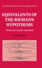 Equivalents of the Riemann Hypothesis: Volume 2, Analytic Equivalents - Book