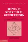 Topics in Structural Graph Theory - eBook