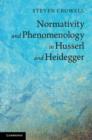 Normativity and Phenomenology in Husserl and Heidegger - eBook