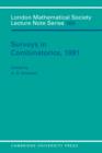 Surveys in Combinatorics, 1991 - eBook