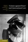 'Crimes against Peace' and International Law - eBook