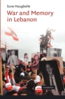 War and Memory in Lebanon - Book