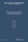Magnetoresistive Oxides and Related Materials: Volume 602 - Book