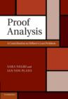 Proof Analysis : A Contribution to Hilbert's Last Problem - Book