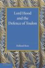 Lord Hood and the Defence of Toulon - Book