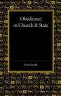 Obedience in Church and State : Three Political Tracts - Book