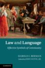 Law and Language : Effective Symbols of Community - Harold J. Berman