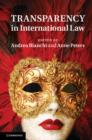 Transparency in International Law - eBook