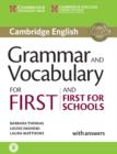 Grammar and Vocabulary for First and First for Schools Book with Answers and Audio - Book